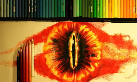 Eye of Sauron Drawing | How to draw the eye of Sauron 👁🔥 # ...