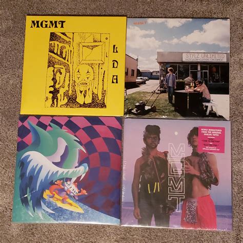 finally collected all of the LPs on vinyl !!! : r/mgmt