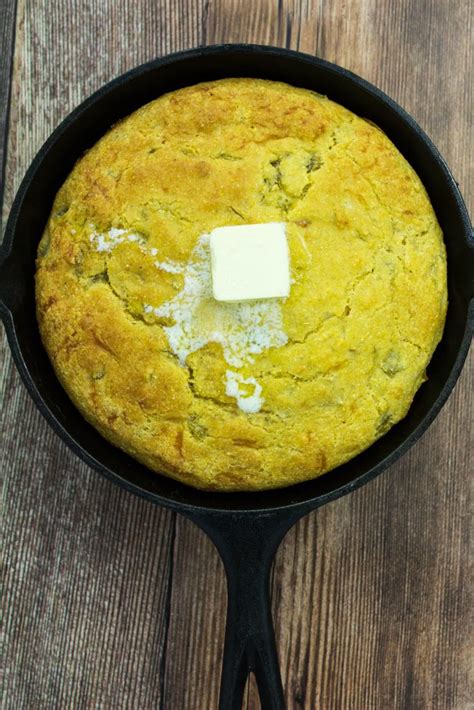 Skillet Green Chili Cornbread