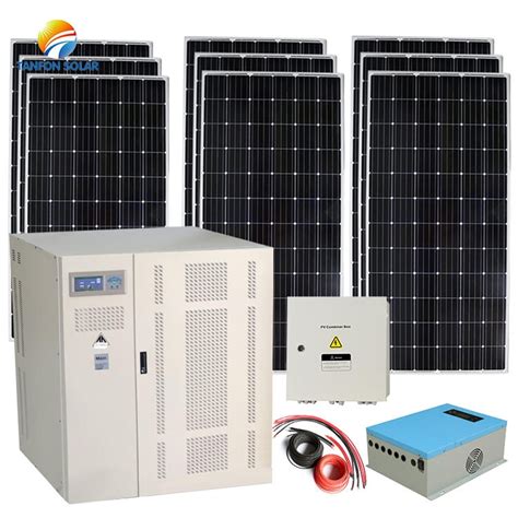 China 100kw Back up Battery Roof Design Solar Energy System with off Grid System - China Tanfon ...