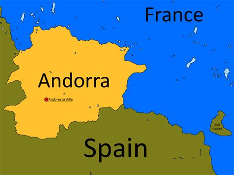 Andorra, France, and Spain (OC) : r/MapPorn