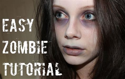 Non-Scary Zombie Halloween Makeup For Kids, So They Don't Terrify Themselves | Halloween makeup ...