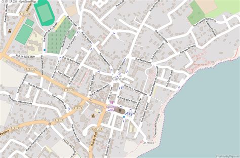 Cancale Map France Latitude & Longitude: Free Maps