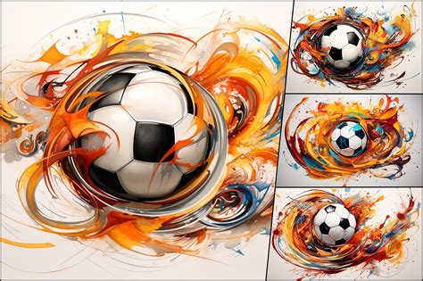 Soccer Balls Abstract Background Graphic by Ai Graphic Design Bundle · Creative Fabrica