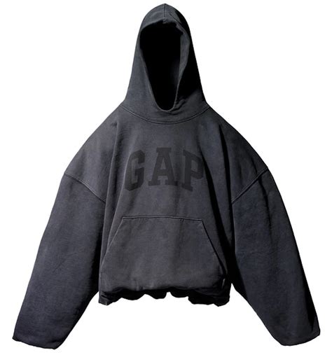 Yeezy Gap Engineered by Balenciaga Dove Hoodie Washed Black - SS22 - CN