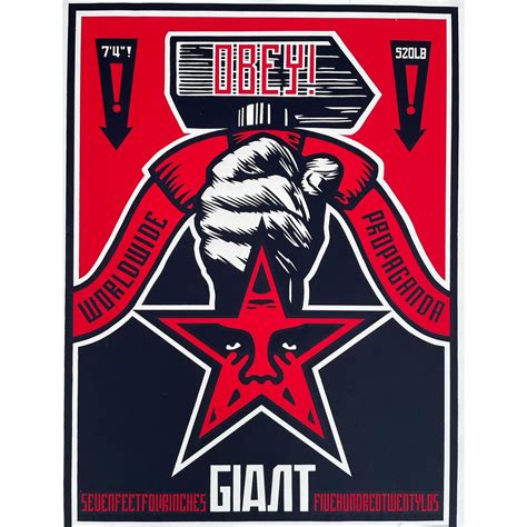 Artwork “Hammer” from Shepard Fairey - Dope! Gallery