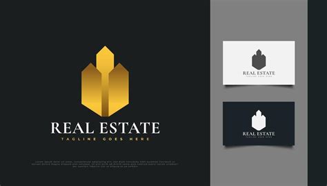 Luxury Gold Real Estate Logo Design 3070422 Vector Art at Vecteezy