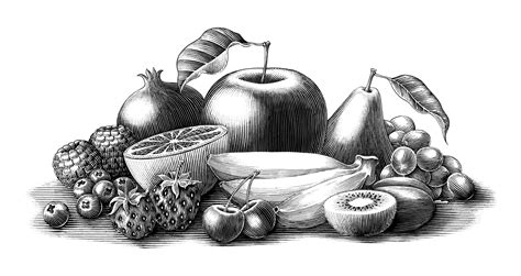 Share more than 80 fruits images sketch best - seven.edu.vn