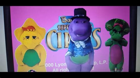 Barney's Super Singing Circus! LIVE! (2000) - YouTube