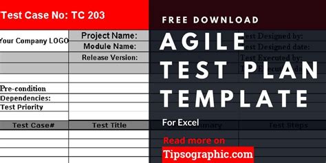 FREE DOWNLOAD > Agile Test Plan Template for Excel, Free Download