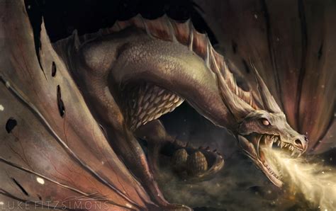 Albino Dragon by LukeFitzsimons on DeviantArt