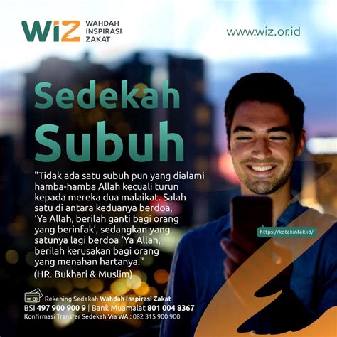 Sedekah Subuh - WAHDAH INSPIRASI ZAKAT