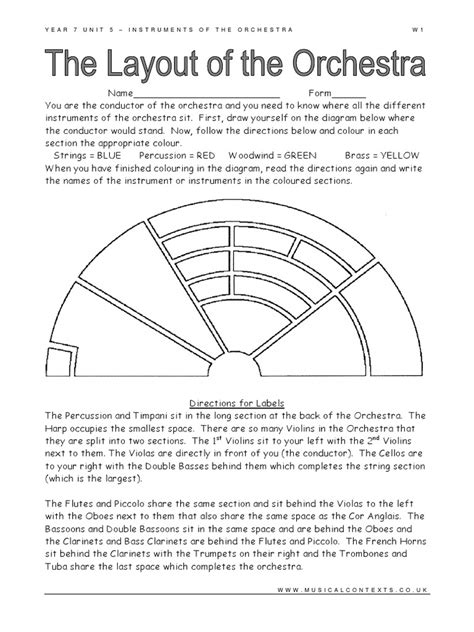 Orchestra Layout