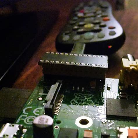 Tonight's tinkering: adding a remote control sensor to the… | Flickr