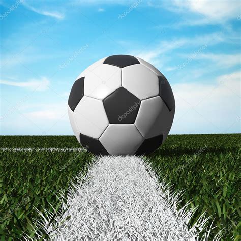 Close up of soccer ball on the field — Stock Photo © siraanamwong #10952999