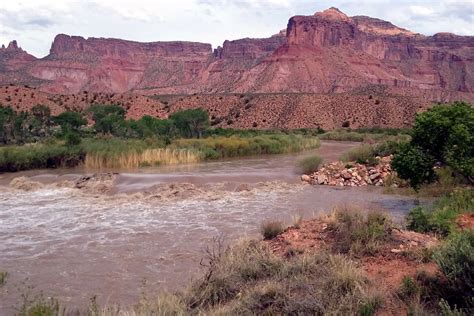 Western Colorado's Dolores River Flowing In Rare Form