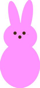 Easter Peep Pink Clip Art at Clker.com - vector clip art online ...