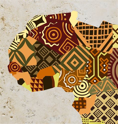 African Map Art, African Print Map Decor, African Wall Art, African ...