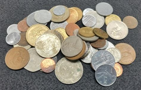 Lot w/ 60 Foreign Coins; | Live and Online Auctions on HiBid.com