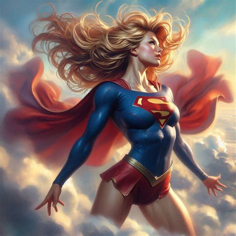 Supergirl Flying by HeadlessApe on DeviantArt