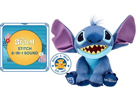 New 6 Sound Stitch Build a Bear Available Online! - Theme Park Professor