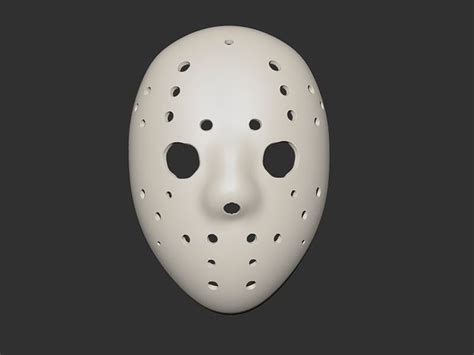 Jason Mask 3D model 3D printable | CGTrader