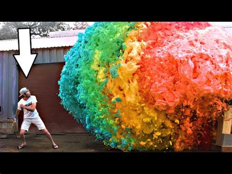 The World's Largest Devil's Toothpaste Explosion Made a Big, Colorful Mess