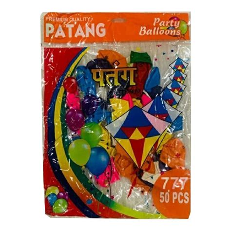 Plain Party Patang Latex Balloon, Packaging Type: Packet at Rs 35/pack ...