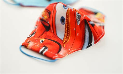 Lightning Mcqueen Face Mask for Children - Etsy