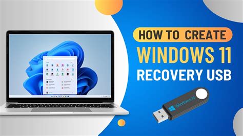 How to Create a Windows 11 Recovery USB Drive - YouTube