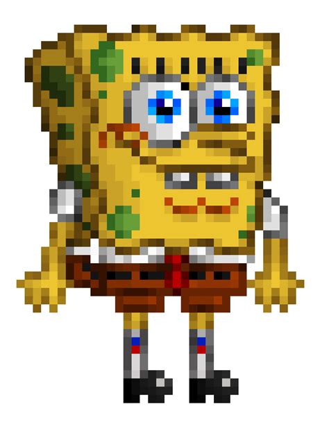 I made SpongeBob pixel art. | Fandom