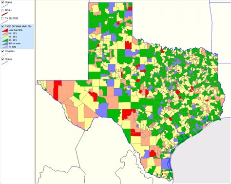 Texas School District Map | Free Printable Maps