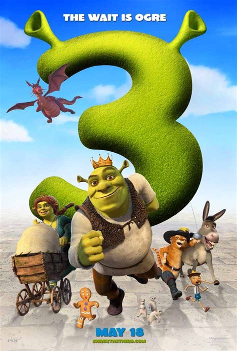 Shrek the Third (#8 of 8): Extra Large Movie Poster Image - IMP Awards