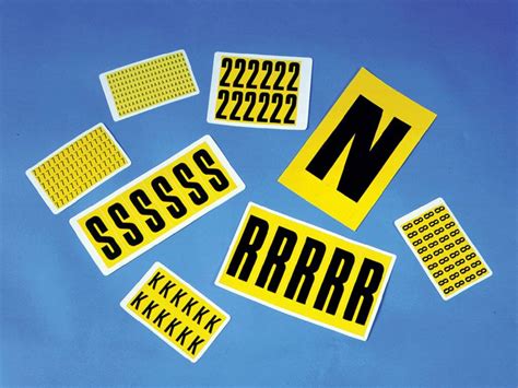 Self Adhesive Vinyl Numbers & Letters | Free Delivery