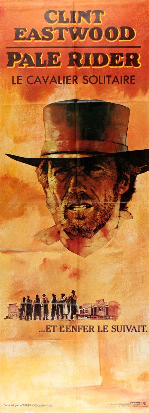 Sold Price: Movie Poster Pale Rider Clint Eastwood - January 6, 0118 3: ...