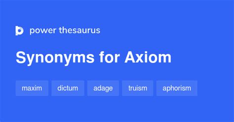 Axiom synonyms - 763 Words and Phrases for Axiom