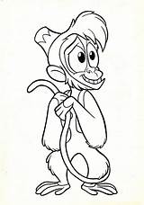 Walt Disney Characters Photo Coloring Pages  Abu sketch template