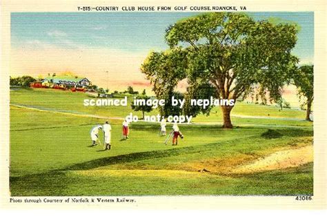 VIRGINIA Roanoke - Country Club, Golf Course c1940