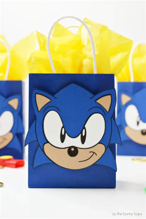 Sonic The Hedgehog Party Favor Bags - As The Bunny Hops®