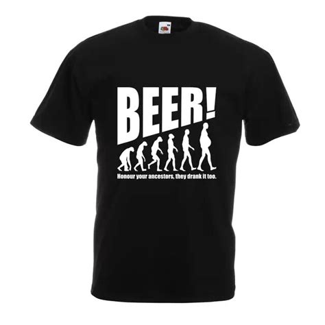 T Shirt Men Short Sleeve Funny Funny Beer Quotes Beervolution Mens T Shirts Beer Lovers Gift ...