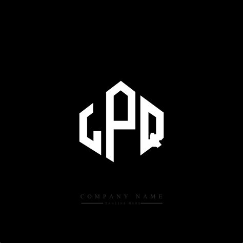 LPQ letter logo design with polygon shape. LPQ polygon and cube shape ...