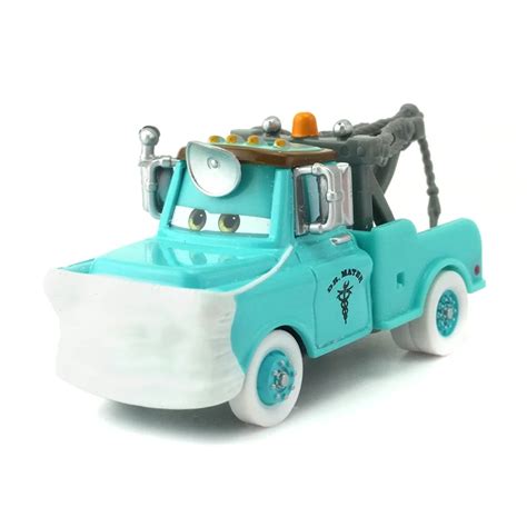 Disney Pixar Cars Race Team Dr.Mater With Mask Up Metal and plastic ...