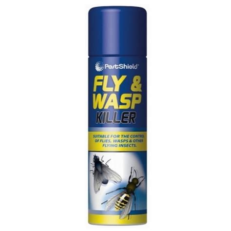 Pestshield Fly & Wasp Killer 300ml Aerosol Spray PS0005A | Sealants and Tools Direct