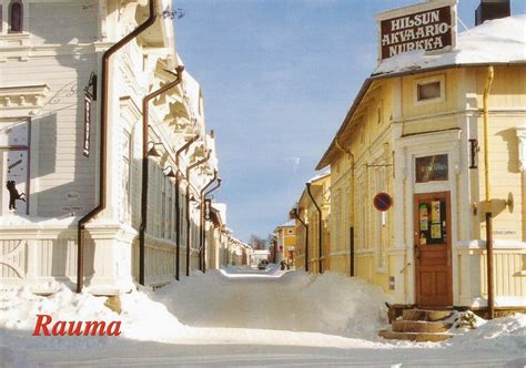 Postcards on My Wall: Old Rauma, Finland (UNESCO)