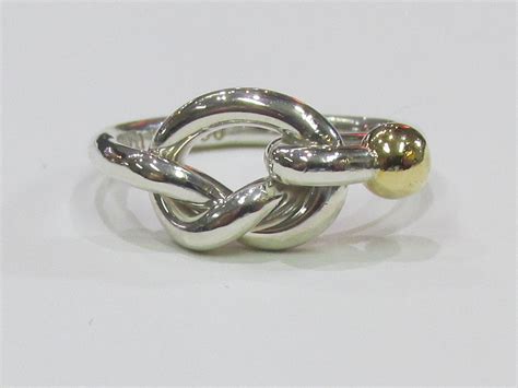Tiffany & Co. 18KYG & SS Knot Ring - Country Club Jewels