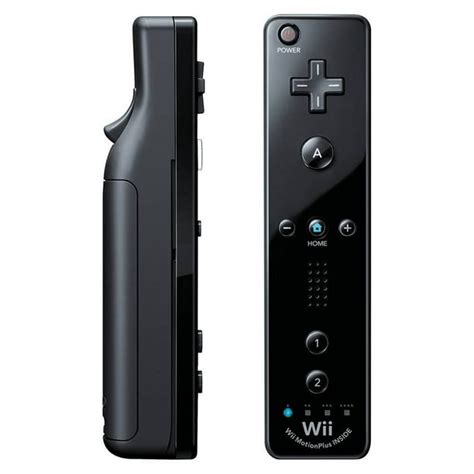 Refurbished Nintendo Wii Remote Motion Plus - Black - Walmart.com ...