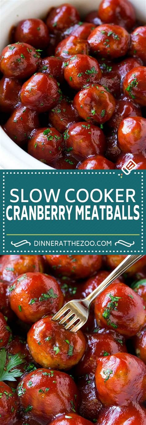 Cranberry Meatballs Recipe | Slow Cooker Meatballs | Slow Cooker ...
