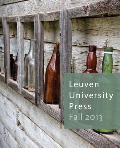 Fall catalogue 2013 by Leuven University Press - Issuu