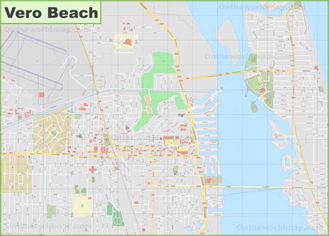 Map Of Florida Showing Vero Beach - Maping Resources