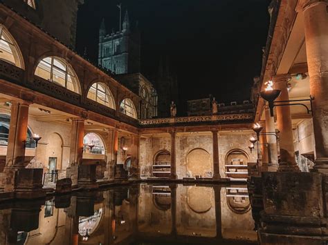 Roman Baths At Night - Visit The Magical Torchlit Summer Evenings!